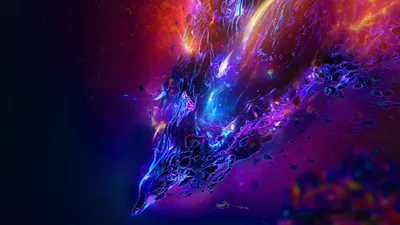 Anime Wallpaper 1918x1078 Abstract Wallpaper 4K 1918x1078 Dark Blue, Ultrawide