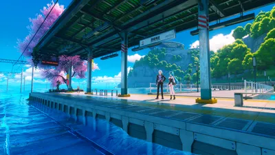 Anime Wallpaper 2558x1438 Abstract Wallpaper 4K 2558x1438 Blue, Full HD, Ultrawide