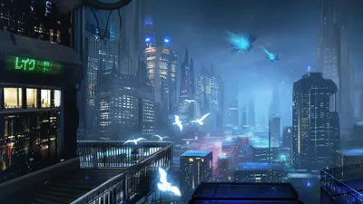 Futuristic Sci Cityscape Night World Wallpaper 4K 1920x1080 Futuristic, Sci-fi, Cityscape, At, Night, With, Towering, Illuminated, Skyscrapers, Flying, Vehicles, Glowing, Brown, Pink, Gray, Ultrawide, Full HD