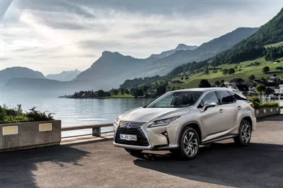 Radiant Silver Wallpaper Nature Wallpaper 4K 4096x2732 Silver, Lexus, Rx, Suv, Parked, By, A, Scenic, Lakeside, Road, Mountains, Captured, White, Landscape, 4k