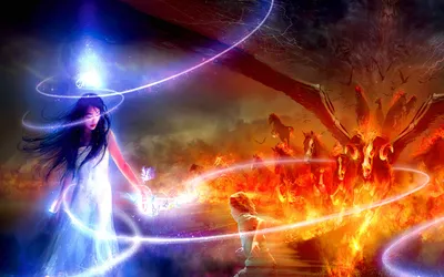 Fantasy Themed Woman Surrounded Fantasy Wallpaper 4K 1918x1198 Fantasy-themed, Ultrawide