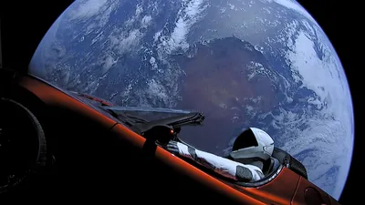 Space Falcon Heavy Space Wallpaper 4K 1918x1078 Dark Blue, Ultrawide