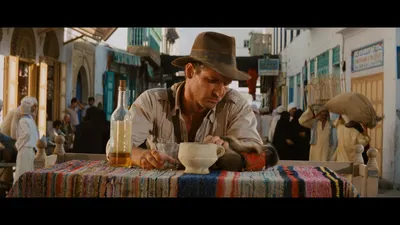 Dreamy Movie Wallpaper Abstract Wallpaper 4K 1920x1080 Scene, From, The, Movie, Raiders, Of, Lost, Ark, Indiana, Jones, Fedora-wearing, Adventurer, Gray, Ultrawide, Full HD
