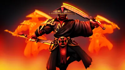 Vivid Sword Wallpaper Games Wallpaper 4K 1920x1080 Sword, Samurai, Warrior, Ember, Spirit, Dota, 2, Video, Game, Desktop, Red, Orange, Ultrawide, Full HD