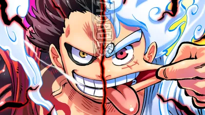 Bold Anime Wallpaper Abstract Wallpaper 4K 4096x2304 Anime, 4k, Ultra, Hd, Desktop, Wallpaper, Featuring, Monkey, Luffy, One, Piece, Split, White, Ultrawide