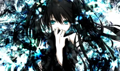 Vibrant Anime Wallpaper Black/Dark Wallpaper 4K 2000x1194 Hd, Wallpaper, Featuring, An, Anime, Character, With, Long, Black, Hair, Blue, Eyes, White, Ultrawide, Full HD