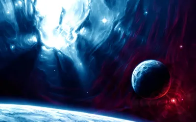 Calm Vibrant Wallpaper Space Wallpaper 4K 1920x1200 Hd, Pc, Desktop, Wallpaper, Featuring, A, Vibrant, Sci-fi, Space, Scene, Stars, Glowing, White, Ultrawide, Full HD