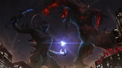 Dramatic Fantasy Battle Two Powerful Black/Dark Wallpaper 4K 1920x1080 A, Dramatic, Fantasy, Battle, Scene, Featuring, Two, Powerful, Figures, Clashing, Amidst, Dark, Brown, Ultrawide, Full HD
