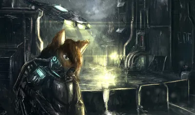 Anime Furry Anthropomorphic Animals Wallpaper 4K 2900x1711 Hd, Anime-style, Furry, Wallpaper, Featuring, An, Anthropomorphic, Fox, Character, Futuristic, Armor, Set, White, Ultrawide, QHD