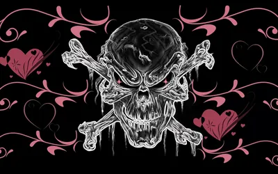 Dark Gothic Skull Black/Dark Wallpaper 4K 1920x1200 Hd, Pc, Desktop, Wallpaper, Featuring, A, Dark, Gothic, Skull, Crossed, Bones, Surrounded, Gray, Ultrawide, Full HD