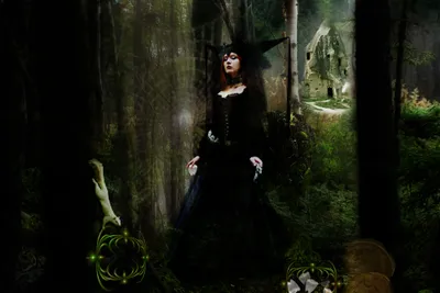 Dark Gothic Mysterious Woman Black Black/Dark Wallpaper 4K 3888x2592 Dark, Gothic, Scene, Featuring, A, Mysterious, Woman, In, Black, Surrounded, Eerie, Forest, Gray, Brown, Landscape, 4k