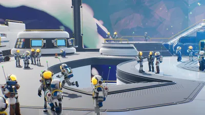 Serene Video Wallpaper Space Wallpaper 4K 1920x1080 Hd, Pc, Desktop, Wallpaper, Of, The, Video, Game, Starseeker, Astroneer, Expeditions, Yellow, White, Gray, Ultrawide, Full HD