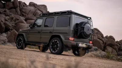 Crisp Sleek Wallpaper Abstract Wallpaper 4K 3840x2160 A, Sleek, Mercedes-amg, G63, In, Striking, Matte, Green, Finish, Parked, Rugged, Terrain, White, Ultrawide, 4k