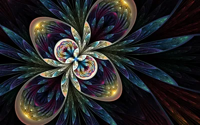 Vibrant Abstract Fractal Design Abstract Wallpaper 4K 1920x1200 A, Vibrant, Abstract, Fractal, Design, Featuring, Swirling, Colors, Intricate, Patterns, Creating, Psychedelic, Gray, Ultrawide, Full HD