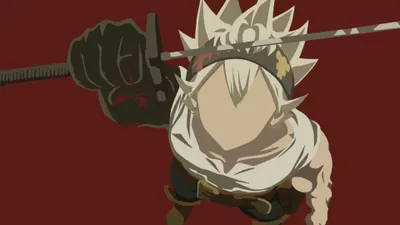Minimalist Anime Asta Black Clover Minimal Wallpaper 4K 3840x2160 Minimalist, 4k, Ultra, Hd, Anime, Wallpaper, Featuring, Asta, Black, Clover, Showcasing, His, Gray, Ultrawide