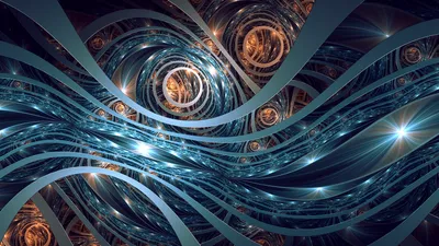 Trippy Psychedelic Cgi Pattern Abstract Abstract Wallpaper 4K 1920x1080 This, Hd, Wallpaper:, Features, A, Trippy, Psychedelic, Cgi, Pattern, Abstract, Blue, Fractal, Gray, Brown, Ultrawide, Full HD