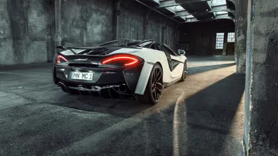 White Mclaren 570s Supercar Inside Cars Wallpaper 4K 4096x2304 White, Mclaren, 570s, Supercar, Parked, Inside, An, Industrial, Building, Captured, High-resolution, Ultra, Gray, Ultrawide, 4k