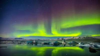 Misty Aurora Wallpaper Nature Wallpaper 4K 3840x2160 Hd, Wallpaper, Featuring, The, Aurora, Borealis, Over, A, Snowy, Landscape, Night, Reflecting, Yellow, Gray, Red, Ultrawide, 4k
