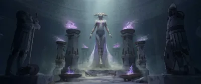Black Purple Digital Art Fantasy Wallpaper 4K 3838x1605 Digital-art, Fantasy Art, Fantasy Girl, Cyprien Rousson, Ultrawide, QHD