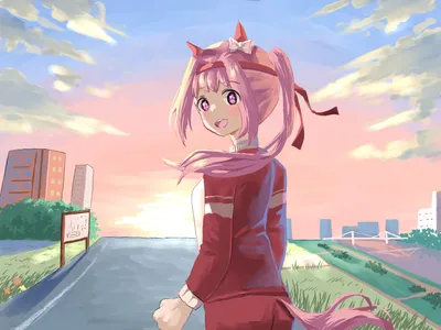 Anime Uma Musume Pretty Derby Animals Wallpaper 4K 1598x1198 Uma Musume Pretty Derby, Pink Hair, Horse Girls, Animal Ears, Digital-art, Landscape
