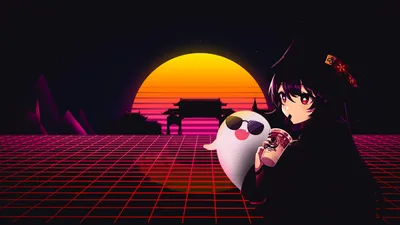 Black Synthwave Neon Black/Dark Wallpaper 4K 1918x1078 Neon, Tao, Ultrawide
