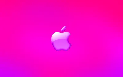 Gradient Pink Apple Inc Wallpaper 4K, Gradients category