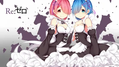 Anime Zero Kara Abstract Wallpaper 4K 1918x1078 Short Hair, Blue Hair, Pink Hair, Ultrawide