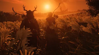 Bold Black Wallpaper Games Wallpaper 4K 3838x2158 Ghost Of Tsushima, Screen Shot, Sucker Punch Productions, Video Games, Ultrawide, QHD