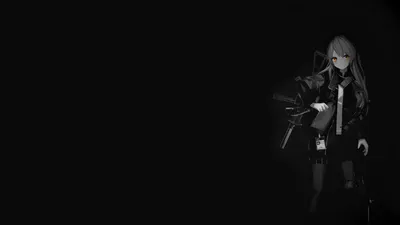 Serene Black Wallpaper Black/Dark Wallpaper 4K 2131x1198 Selective Coloring, Black Background, Dark Background, Girls With Guns, Full HD, Ultrawide
