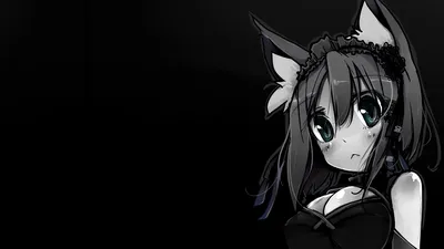 Black Selective Coloring Dark Anime Black/Dark Wallpaper 4K 1918x1078 Ultrawide