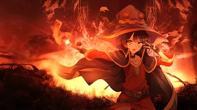 Misty Anime Wallpaper Abstract Wallpaper 4K 1920x1080 Anime, Hd, Desktop, Wallpaper, Featuring, Megumin, From, Konosuba, God, Blessing, Wonderful, World, Brown, Ultrawide, Full HD