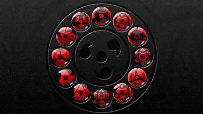 Mangeky Sharingan Designs Naruto Anime Black/Dark Wallpaper 4K 1920x1080 Hd, Desktop, Wallpaper:, Featuring, Mangekyō, Sharingan, And, Designs, Naruto, Anime, Circle, Gray, Brown, Ultrawide, Full HD