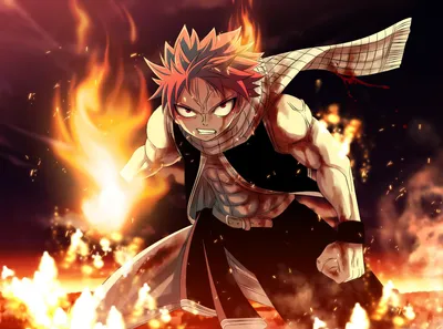 Dark Natsu Wallpaper Fantasy Wallpaper 4K 1636x1215 Hd, Desktop, Wallpaper:, Of, Natsu, Dragneel, From, The, Anime, Fairy, Tail, Wearing, White, Landscape