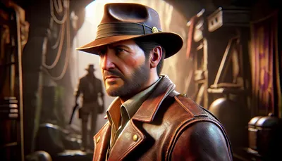 Character Resembling Adventurer Games Wallpaper 4K 1920x1097 Hd, Wallpaper, Of, A, Character, Resembling, An, Adventurer, Fedora, Leather, Jacket, Reminiscent, Gray, White, Ultrawide, Full HD