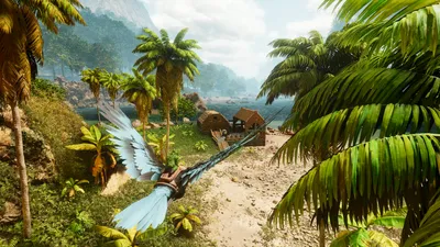 Radiant Ark Wallpaper Nature Wallpaper 4K 1920x1080 Hd, Wallpaper, Of, Ark, Survival, Evolved, Game, Featuring, Prehistoric, Landscape, Palm, White, Ultrawide, Full HD