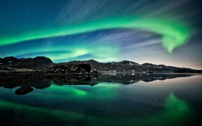 Radiant Aurora Wallpaper Wallpaper 4K, Nature category