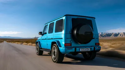 Vivid Blue Wallpaper Nature Wallpaper 4K 3840x2160 Blue, Mercedes-amg, G63, Driving, On, A, Desert, Road, Mountains, Desktop, Gray, Brown, Ultrawide, 4k