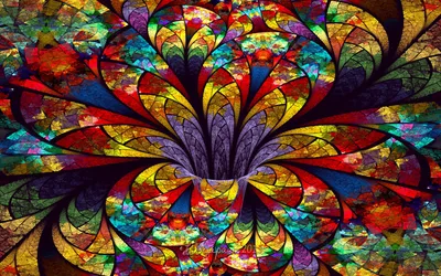 Psychedelic Trippy Abstract Fractal Pattern Abstract Wallpaper 4K 1920x1200 Psychedelic, Trippy, Abstract, Fractal, Pattern, With, Vibrant, Colors, Serving, Desktop, Red, Brown, Ultrawide, Full HD