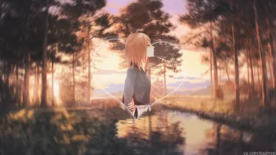 Rin Nohara Naruto Nature Wallpaper 4K 3840x2160 Rin, Nohara, From, Naruto, Anime, 4k, Ultra, Hd, Standing, Beside, Sunset, Forest, White, Gray, Ultrawide