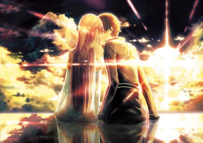 Serene Depicting Wallpaper Nature Wallpaper 4K 2000x1414 An, Hd, Desktop, Wallpaper, Depicting, Asuna, Yuuki, And, Kirito, Sword, Art, Online, White, Landscape, Full HD