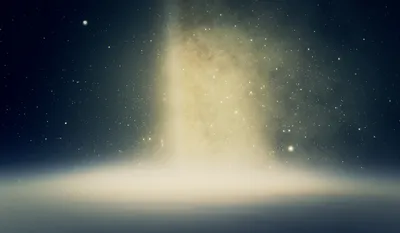 Sci Space Depicting Glowing Vertical Space Wallpaper 4K 1648x960 Hd, Sci‑fi, Space, Wallpaper, Depicting, A, Glowing, Vertical, Light, Beam, Emerging, Misty, White, Ultrawide