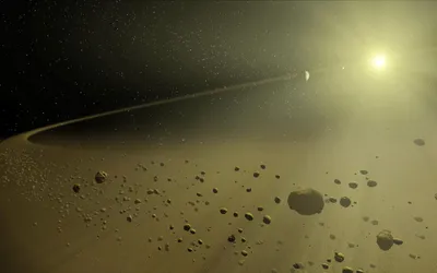 Sci Space Distant Sun Space Wallpaper 4K 2560x1600 A, Stunning, Hd, Desktop, Wallpaper, Of, Sci‑fi, Space, Scene, Featuring, Distant, Sun, Brown, Gray, Ultrawide, QHD