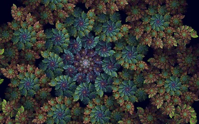 Crisp Abstract Wallpaper Abstract Wallpaper 4K 1920x1200 Hd, Abstract, Fractal, Design, Featuring, Intricate, Multicolored, Leaf-like, Patterns, Radiating, Symmetrically, Creating, Brown, Ultrawide, Full HD