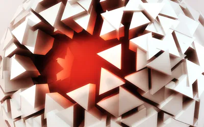 Cgi Abstract Design Abstract Wallpaper 4K 1920x1200 A, 3d, Cgi, Abstract, Design, Featuring, White, Geometric, Shards, Forming, Sphere, Glowing, Ultrawide, Full HD