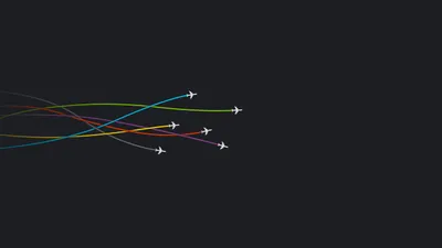 Minimalist White Aircraft Minimal Wallpaper 4K 2560x1440 Minimalist, Hd, Desktop, Wallpaper, Featuring, White, Aircraft, Leaving, Colorful, Trails, Against, Dark, Teal, Ultrawide, QHD