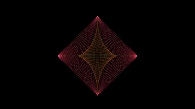Minimalist Abstract Fractal Design Intersecting Minimal Wallpaper 4K 1922x1080 Minimalist, Abstract, Fractal, Design, With, Intersecting, Red, And, Orange, Lines, Forming, Diamond, Black, Ultrawide, Full HD