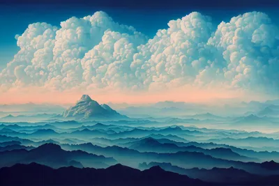 Art Minimalist Landscape Layered Mountain Nature Wallpaper 4K 2304x1536 Hd, Pc, Desktop, Wallpaper, Featuring, Ai, Art, Of, Minimalist, Landscape, Layered, Mountain, Gray, Full HD