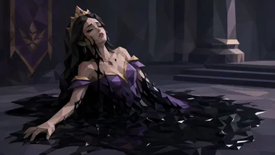 Dreamy Stylized Wallpaper Black/Dark Wallpaper 4K 3840x2160 4k, Ultra, Hd, Pc, Desktop, Wallpaper, And, Background, Stylized, Queen, Purple, Gown, Gray, Ultrawide