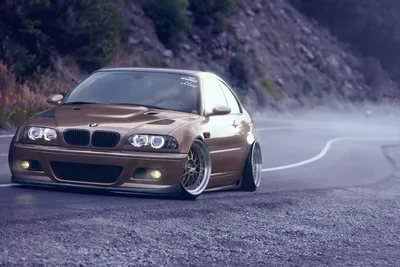 Misty E46 Wallpaper Cars Wallpaper 4K 1920x1280 A, Bmw, E46, Car, Driving, On, Winding, Road, Surrounded, Mist, High-definition, Serves, Gray, Landscape, Full HD