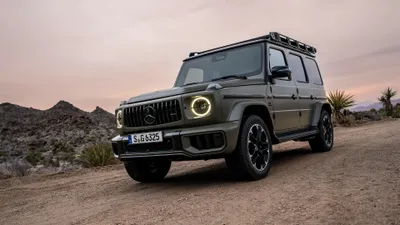 Amg G63 Matte Nature Wallpaper 4K 3840x2160 Mercedes-amg, G63, In, Matte, Finish, Parked, On, A, Desert, Road, Dusk, Suitable, White, Ultrawide, 4k
